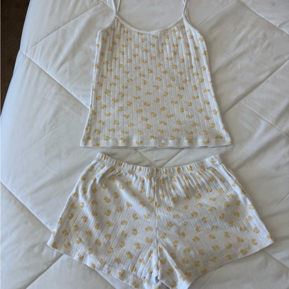 Brandy Melville Duck Print Pajama Set - Picture 3 of 5